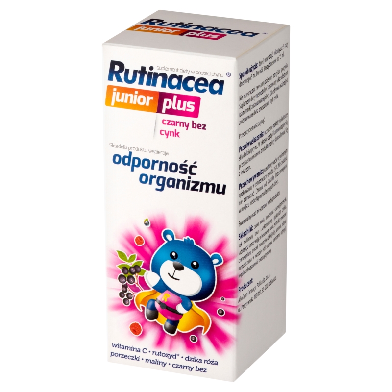 Rutinacea Junior Plus, płyn 100 ml KRÓTKA DATA 31.08.2026