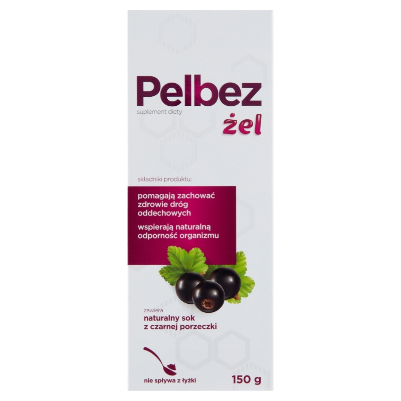Pelbez żel, ze składnikami wspierającymi odporność i zdrowe drogi oddechowe, 150 g
