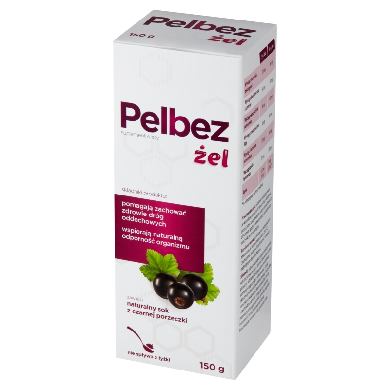 Pelbez żel, ze składnikami wspierającymi odporność i zdrowe drogi oddechowe, 150 g
