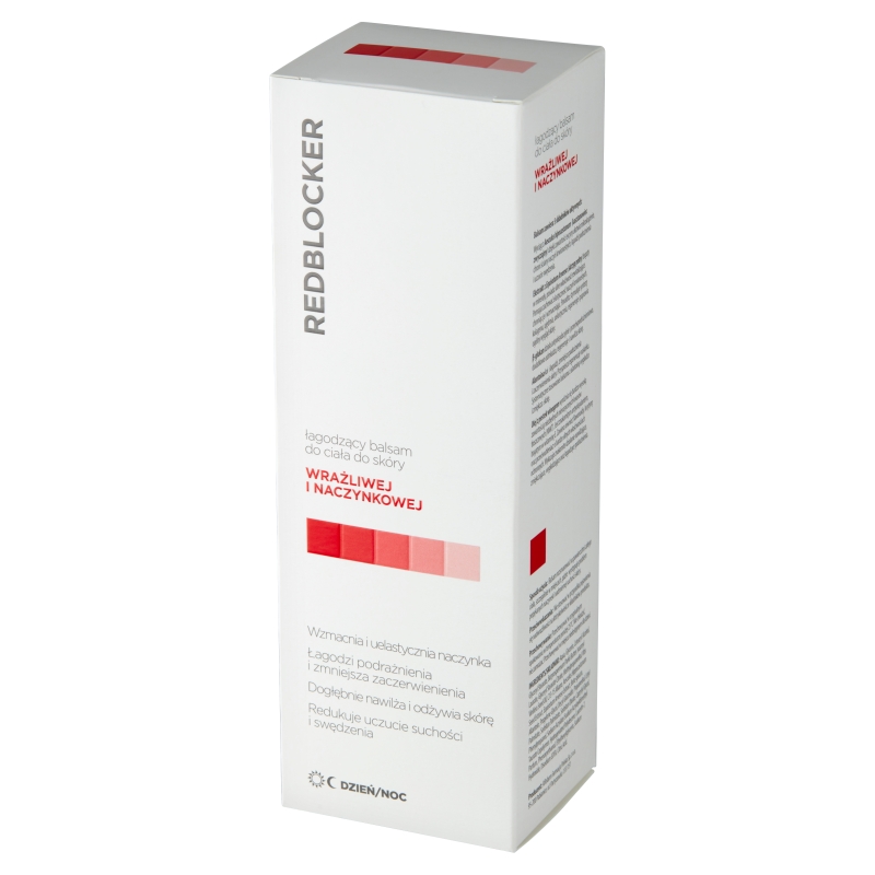 Redblocker, balsam do ciała do skóry wrażliwej i naczynkowej, 180 ml
