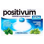 Positivum SEN, tabletki ze składnikami wspomagającymi zdrowy sen, 180 szt.