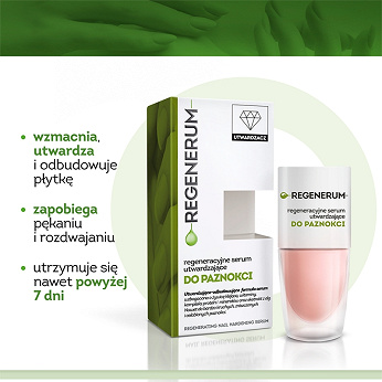 Regenerum regeneracyjne serum utwardzające, lakier do paznokci, 8 ml