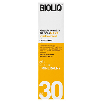 Bioliq SPF , emulsja mineralna ochronna SPF 30, 30 ml
