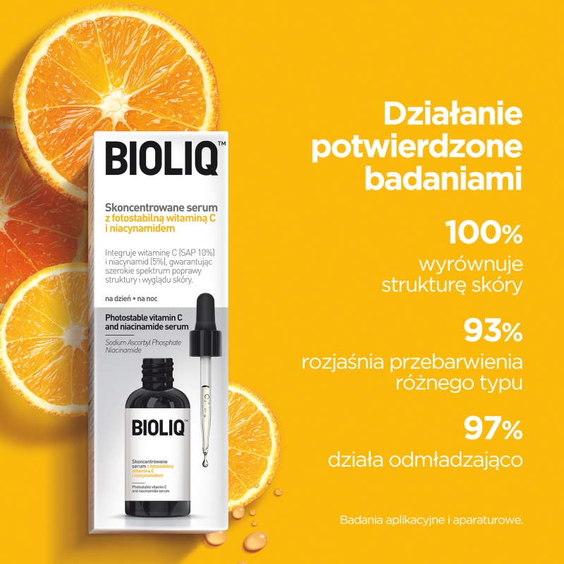 Bioliq PRO, serum z fotostabilną witaminą C i niacynamidem, 20 ml KRÓTKA DATA 31.08.2026