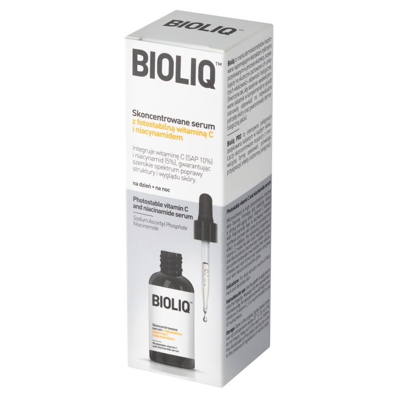 Bioliq PRO, serum z fotostabilną witaminą C i niacynamidem, 20 ml KRÓTKA DATA 31.08.2026
