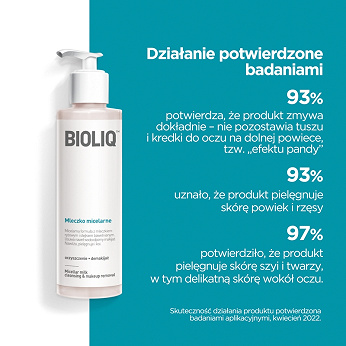 Bioliq Clean, mleczko miceralne do demakijażu, 135 ml