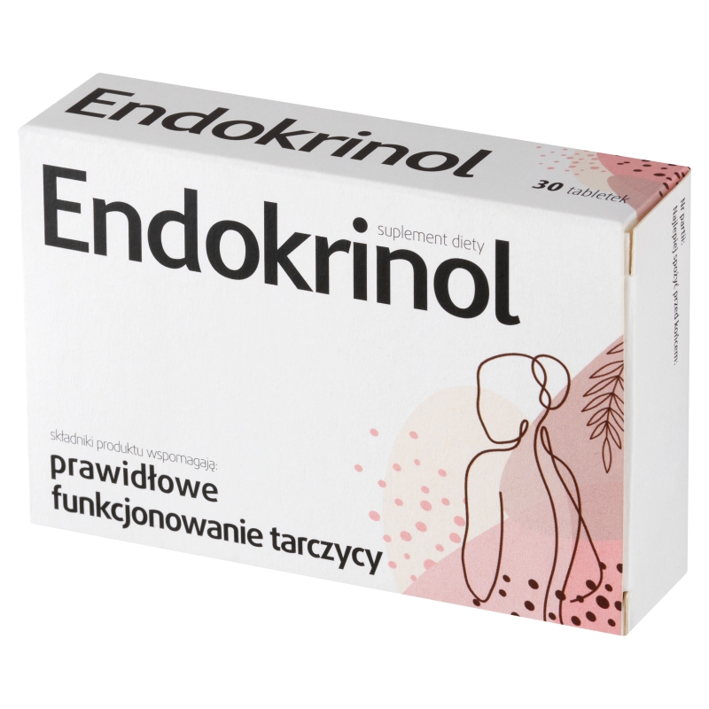 Endokrinol, tabletki ze składnikami wspomagającymi prawidłowe funkcjonowanie tarczycy, 30 szt.