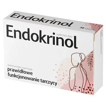 Endokrinol, tabletki ze składnikami wspomagającymi prawidłowe funkcjonowanie tarczycy, 30 szt.
