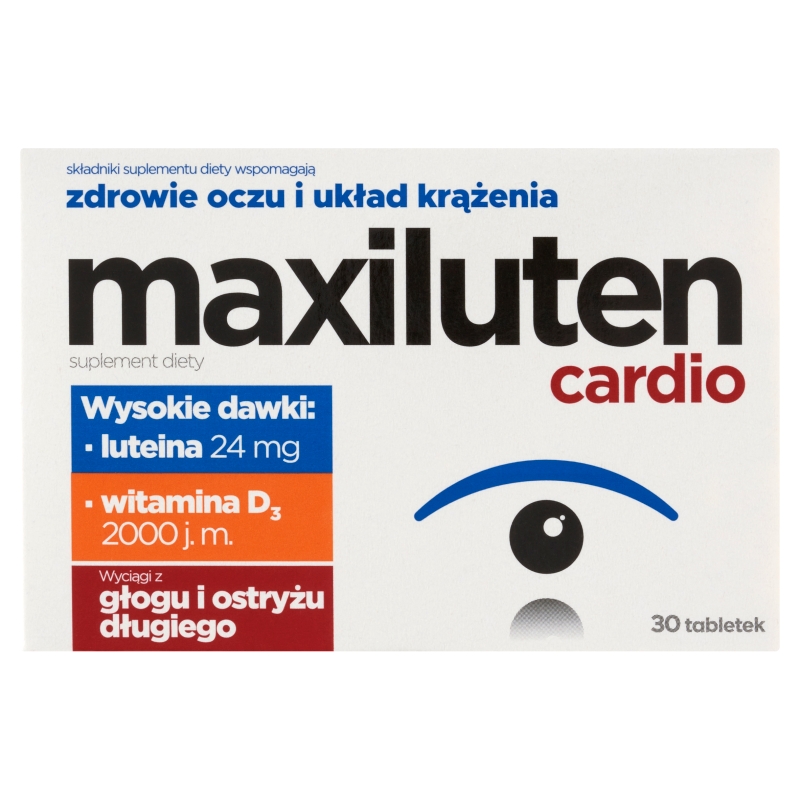 Maxiluten cardio, 30 tabletek