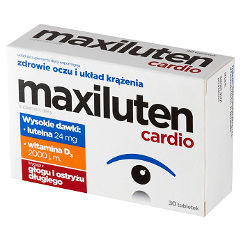 Maxiluten cardio, 30 tabletek
