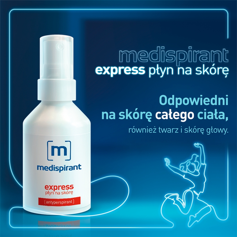 Medispirant Express, antyperspirant eliminujący wzmożoną potliwość, 50 ml