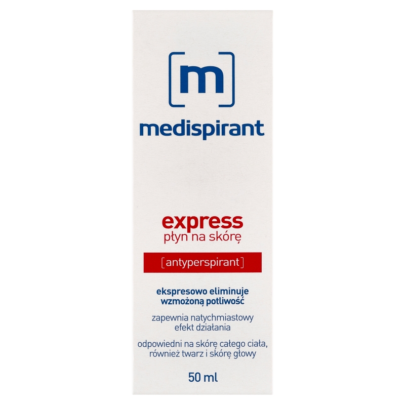 Medispirant Express, antyperspirant eliminujący wzmożoną potliwość, 50 ml