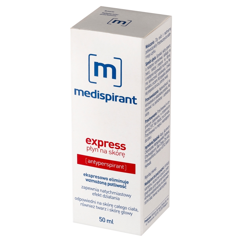 Medispirant Express, antyperspirant eliminujący wzmożoną potliwość, 50 ml