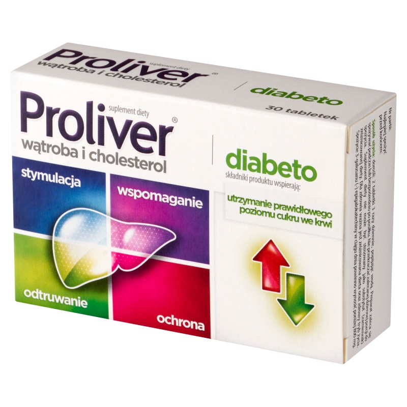 Proliver Diabeto, tabletki, 30 szt.