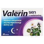 Valerin sen z melatoniną 20 tabletek