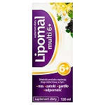 Lipomal Multi 6+ syrop ze składnikami wspomagającymi odporność, 6+, 120 ml