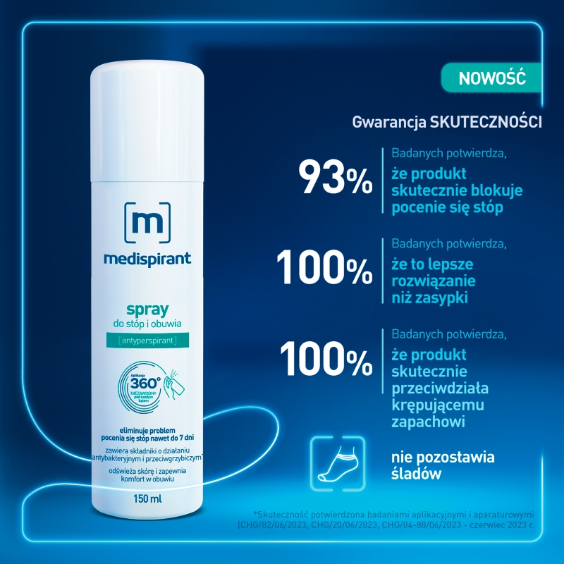 Medispirant, spray do stóp i obuwia, 150 ml