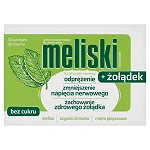 Meliski + Żołądek pastylki do ssania ze składnikami wspomagającymi redukcje stresu i żołądek, 20 szt.