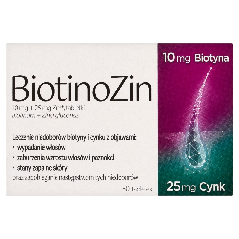BiotinoZin , 30 tabletek