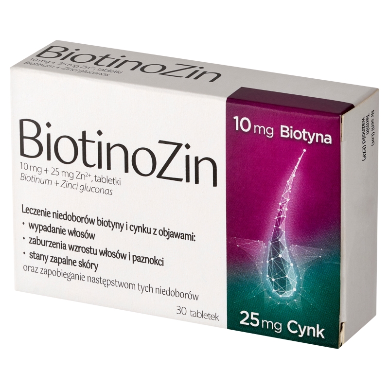 BiotinoZin , 30 tabletek