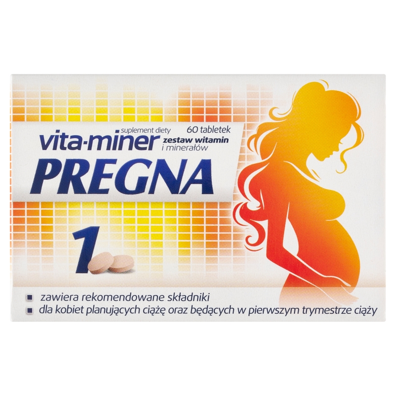 Vita-Miner Pregna 1 60 tabletek