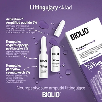 BIOLIQ PRO, neuropeptydowe ampułki liftingujące, 7 x 1,5 ml