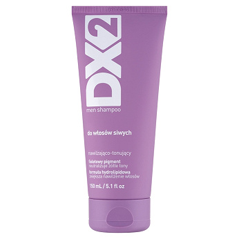 DX2, szampon tonizująco-nawilżający do włosów siwych, 150 ml