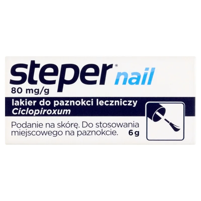 Steper Nail 80 mg/g lakier do paznokci, 6 g