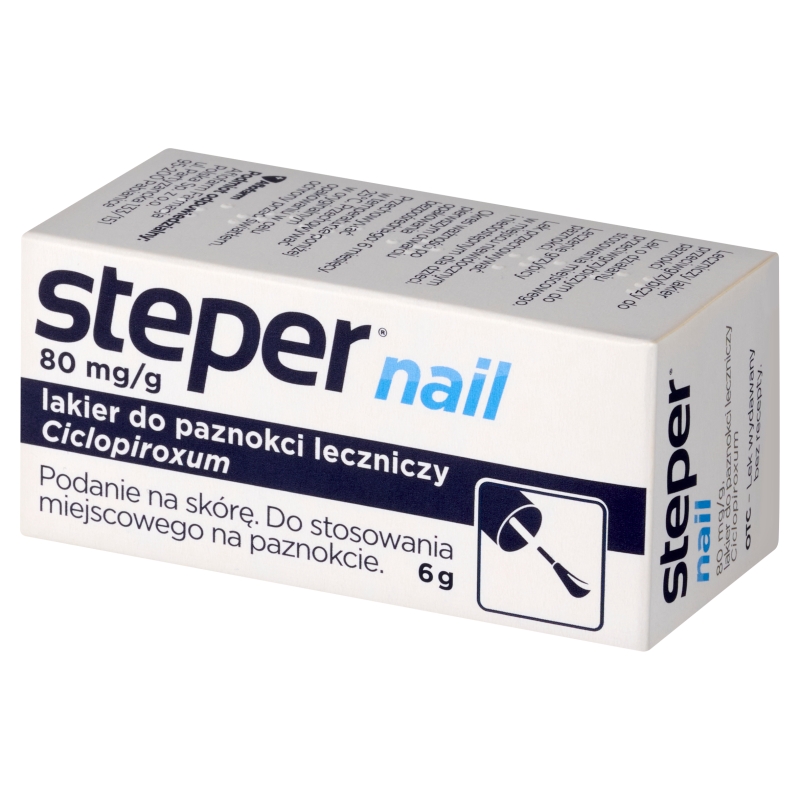 Steper Nail 80 mg/g, lakier do paznokci, 6 g