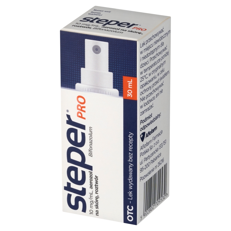 Steper Pro 10 mg/ml, aerozol przeciwgrzybiczy