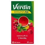 Verdin FIX z Maliną zioła do zaparzania ze składnikami wspomagającymi trawienie, 20 szt.