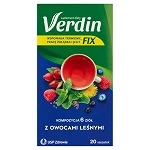 Verdin FIX z Owocami leśnymi zioła do zaparzania ze składnikami wspierającymi pracę jelit i żołądka, 20 szt.