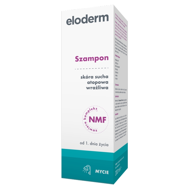 ELODERM Szampon, do skóry suchej atopowej i wrażliwej, 200 ml