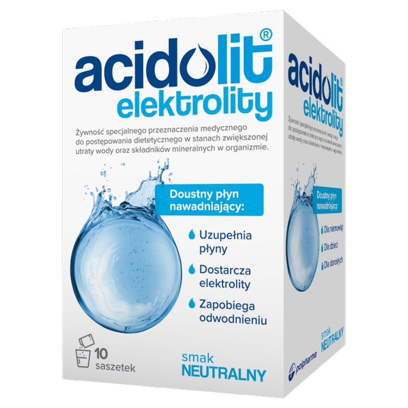 Acidolit preparat nawadniający dla niemowląt, 10 szt.  