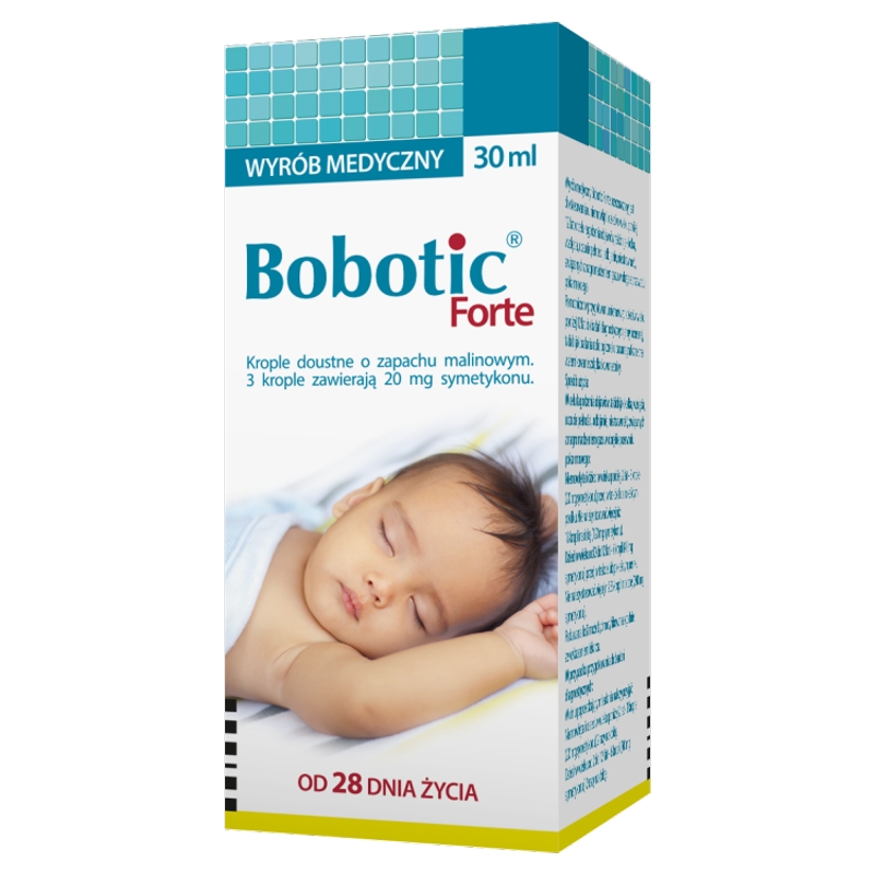 Bobotic Forte, krople na łagodzenie kolki, wzdęć, odbijania u dziecka, 30 ml