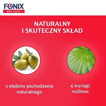 Fonix Ból Uszu, spray na podrażnienie, infekcję i ból ucha, 15 ml