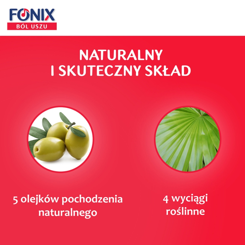 Fonix Ból Uszu, spray na podrażnienie, infekcję i ból ucha, 15 ml