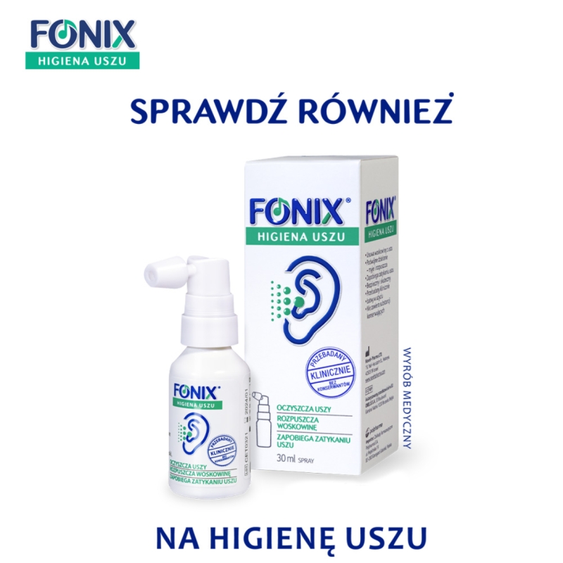 Fonix Ból Uszu, spray na podrażnienie, infekcję i ból ucha, 15 ml