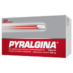 Pyralgina tabletki na ból o dużym nasileniu i gorączkę, 20 szt.