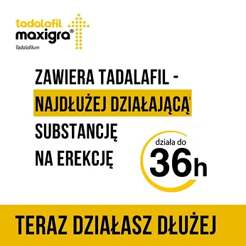 Tadalafil Maxigra, tabletki na erekcję, 2 szt.