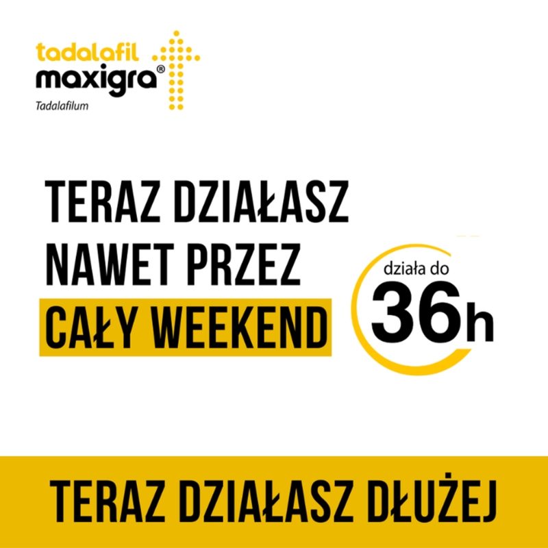 Tadalafil Maxigra, tabletki na erekcję, 2 szt.