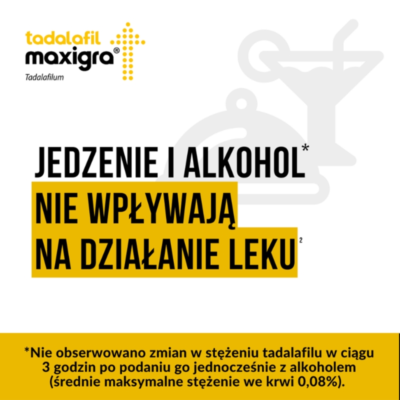 Tadalafil Maxigra, tabletki na erekcję, 2 szt.