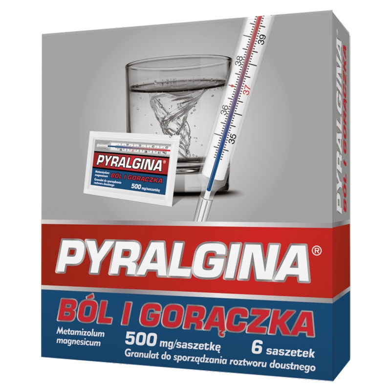 Pyralgina Gorączka granulat na gorączkę, 6 sasz.