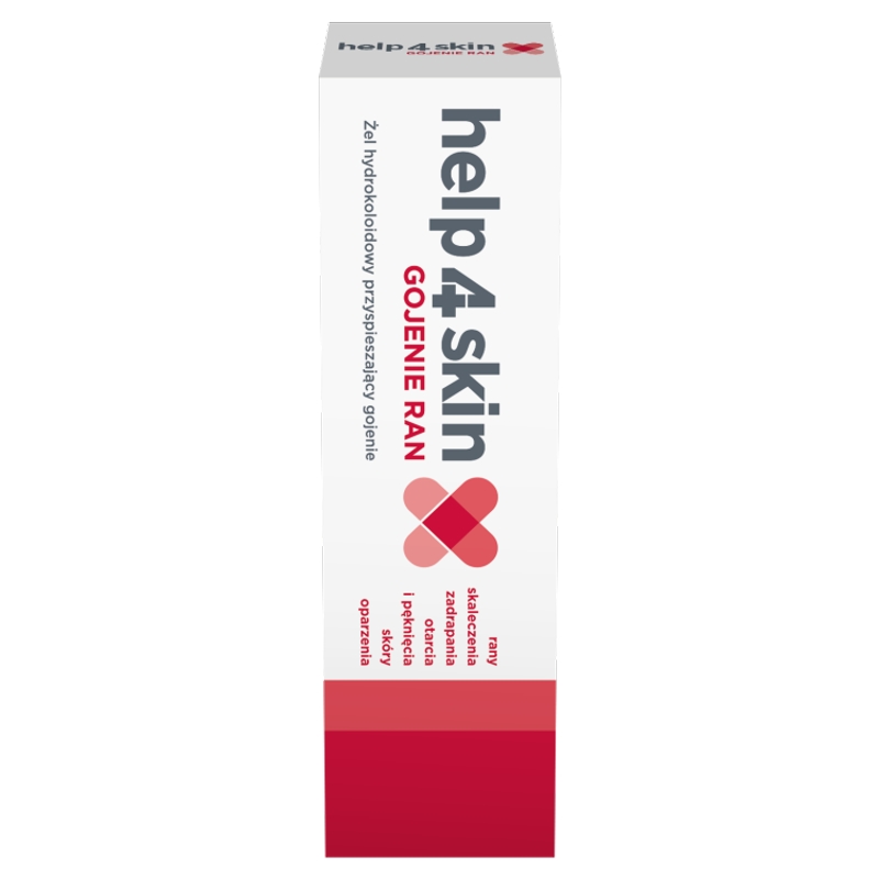 Help4Skin Gojenie Ran, żel do pielęgnacji suchych i wilgotnych ran, 20 g