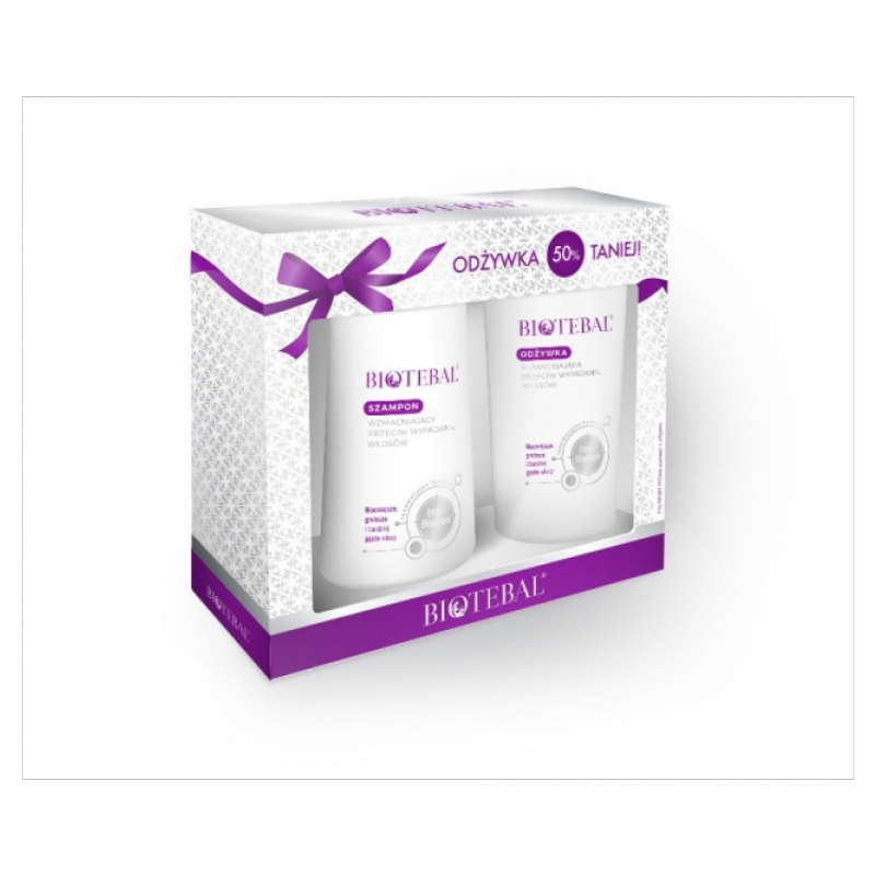 Biotebal, pakiet promocyjny szampon + odżywka, 2 x 200 ml