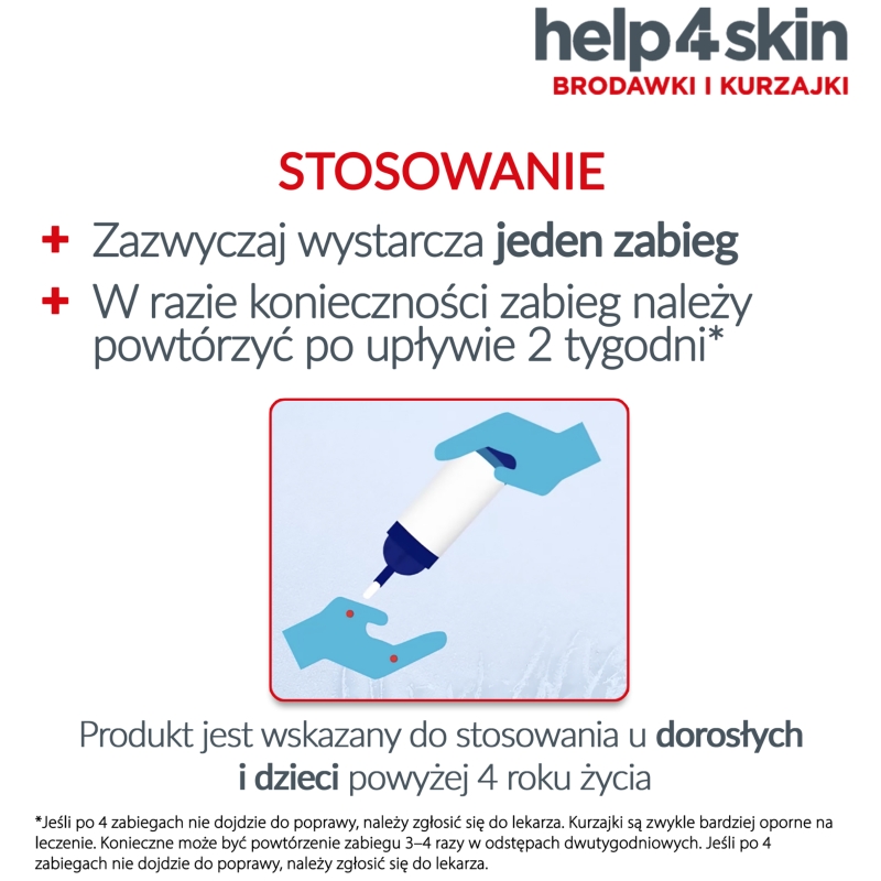 Help4skin, preparat do usuwania brodawek i kurzajek, 50 ml