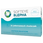 SoftEye Blepha chusteczki okulistyczne, jednorazowe do higieny powiek, 14 szt. 