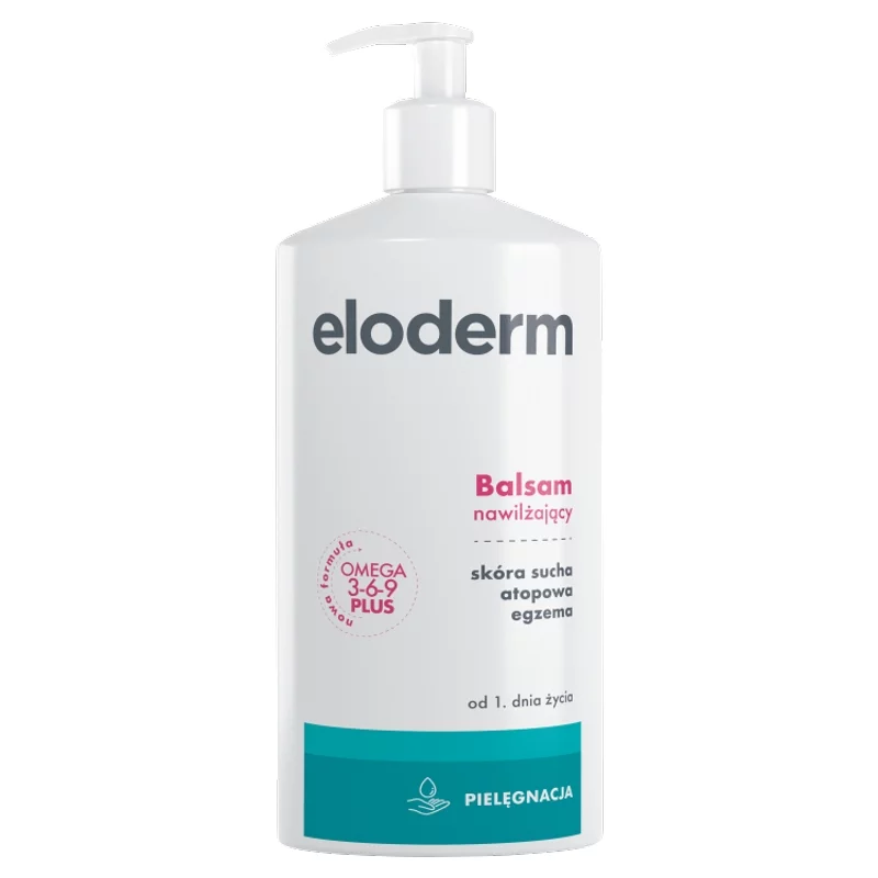 ELODERM Balsam nawilżający  do skóry suchej atopowej i egzemy, 400 ml 