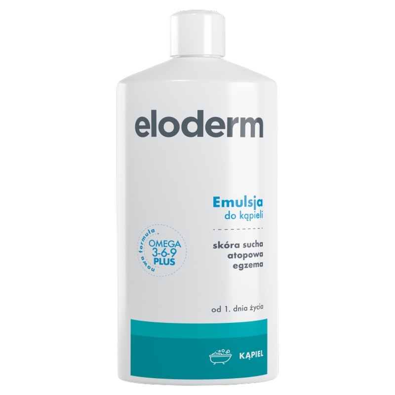 ELODERM Emulsja do kąpieli  do skóry suchej atopowej i egzemy, 400 ml 