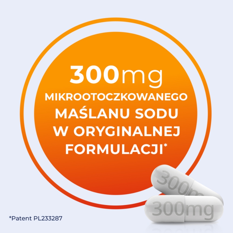 Debutir Forte 0,3 g , kapusłki z maślanem sodu, 60 szt.